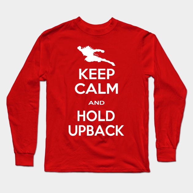 Keep Calm and Hold Upback (VSAV) Long Sleeve T-Shirt by media319